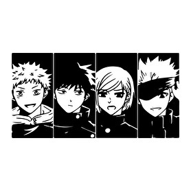 Jujutsu Kaisen-Kitűző, hűtőmágnes