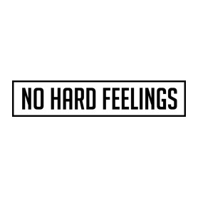 No Hard Feelings - Fekete-Kitűző, hűtőmágnes