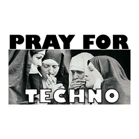 Pray for Techno-Kötény