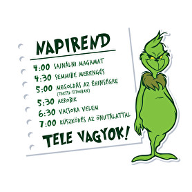 Grinch napirendje-Kötény