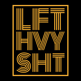 Lift heavy sh.t-Kötény