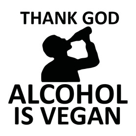 Alcohol is vegan-Kötény