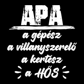 Apa - A hős-Kötény