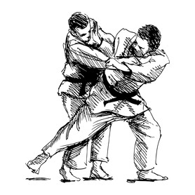 Judo skicc-Kötény