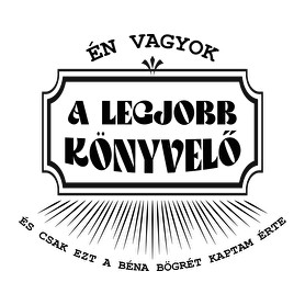 Legjobb könyvelő - bögre-Kötény