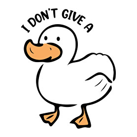 I don't give a ... duck-Kötény