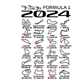 Formula 1 2024 F-Vászonkép