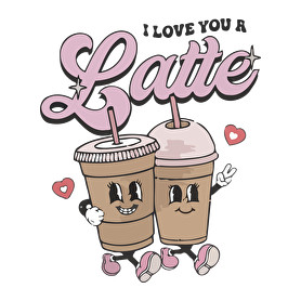 Love you a latte-Vászonkép