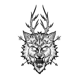 Demon Wolf-Vászonkép