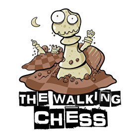 Sakk zombie - the walking chess-Vászonkép