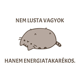 Nem lusta vagyok, csak energiatakarékos.-Vászonkép