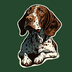 Angol vizsla pointer-Vászonkép