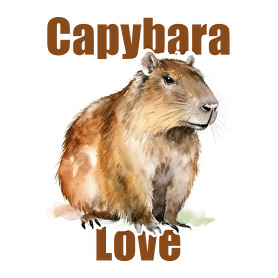 Capybara Love-Vászonkép