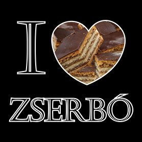 I love zserbó-Vászonkép