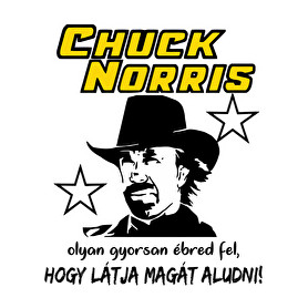 Chuck Norris látja magát aludni-Vászonkép