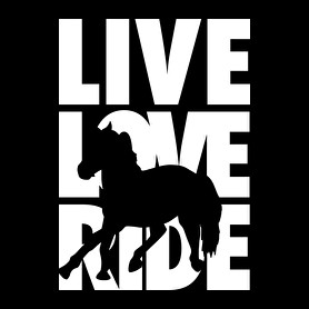 Live Love Ride lovas-Vászonkép