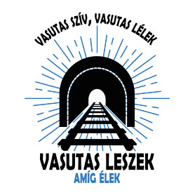 Vasutas szív, lélek-Vászonkép