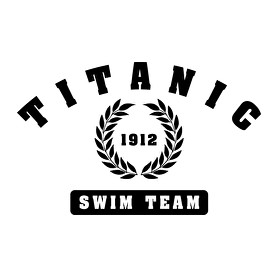 titanic-swim-team-black-Vászonkép