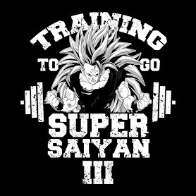 Training to go super saiyan-Vászonkép