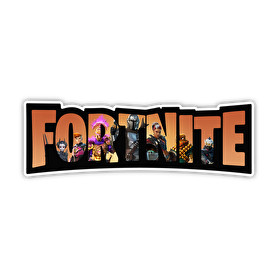 Fortnite narancs-Vászonkép