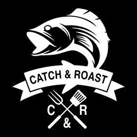 Catch and Roast fehér-Vászonkép