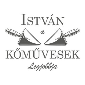 A kőművesek legjobbja - névvel-Vászonkép