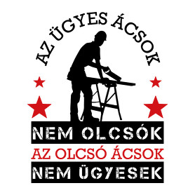 Az ügyes ácsok-Vászonkép