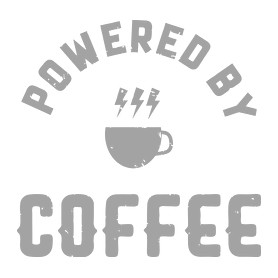 Powered by Coffee-Vászonkép