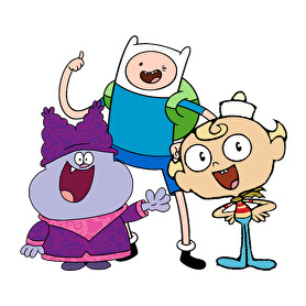 Chowder,Finn és Nyomi-Vászonkép