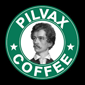 Pilvax Coffee - parody-Oversized póló