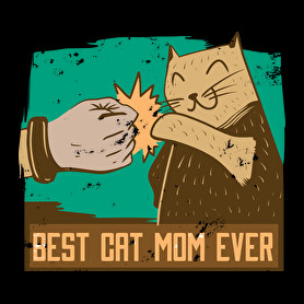 Best Cat Mom Ever-Oversized póló