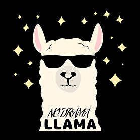 no drama llama-Oversized póló