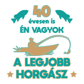 Legjobb horgász - egyedi számmal-Oversized póló