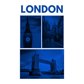 LONDON BLUE-Oversized póló