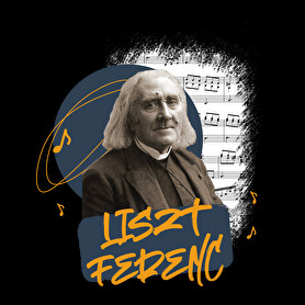 Liszt Ferenc-Oversized póló