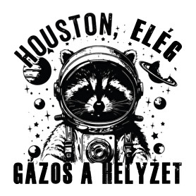 Houston, elég gázos a helyzet!-Oversized póló