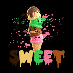 SWEET-Oversized póló