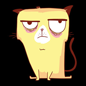 Grumpycat-Oversized póló