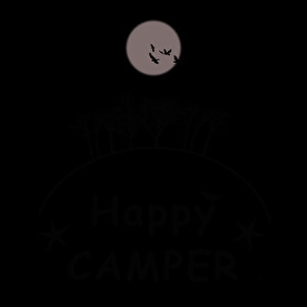 HAPPY CAMPER FF-Oversized póló