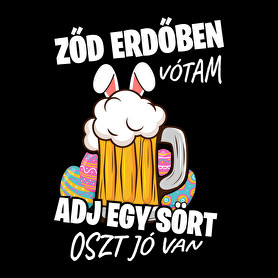 Ződ erdőben vótam-Oversized póló