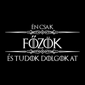 Főzök és tudok dolgokat-Oversized póló