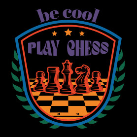 Be cool - Play chess-Oversized póló