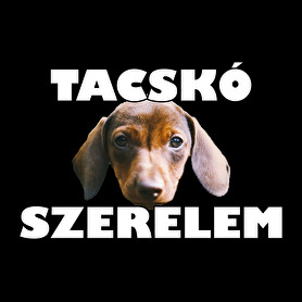 Tacskó szerelem-Oversized póló