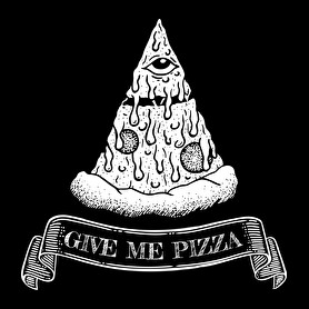 Pizza illuminati-Oversized póló