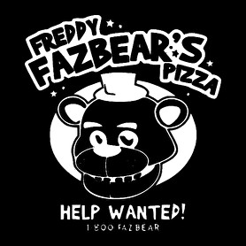 Freddy Fazbears pizza2-Oversized póló