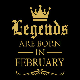 A legendák Februárban születnek-Oversized póló