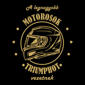 A legnagyobb motorosok - Triumph-Oversized póló