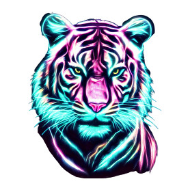 Neon tigris-Oversized póló