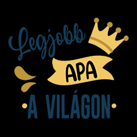 Legjobb apa a világon-Oversized póló