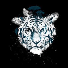 White tiger-Oversized póló